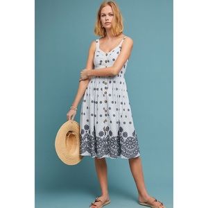Anthropologie Maeve Savoy button down dress